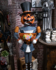Glowing Metal Pumpkin Butler In Uniform 158cm 