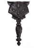 Schwarzer Handspiegel mit heiliger Katze 22cm 
