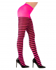Striped Neon Tights Pink 
