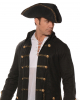 Black Pirate Coat With Hat 