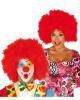 Red Afro Clown Wig 