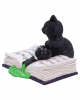Schwarzes Kätzchen mit Giftfläschen 10,5cm 