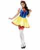 Sexy Schneewittchen Kostüm mit Petticoat 