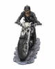 Skelett Biker auf Motorcycle 