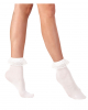 Weiße Rüschen-Socken 