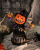Happy Halloween Witchy Kürbis Figur mit LED 20 cm 