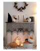 Triple Moon Gothic Scarf For Fireplace & Windowsill 
