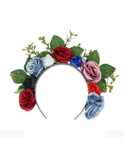 Boland Haarreif Mit Schmetterlingen & Blüten – Tiara Für Kostüme, Mottoparty & Karneval