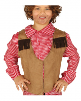 Cowboy Fransenweste Für Kinder - Western Weste Für Karneval & Halloween