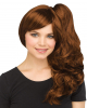 Cosplay Wig With Separate Plaits Rust Red 