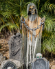 Großer Halloween Grabstein mit Gerippe 91cm 
