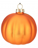 Halloween Pumpkin Glass Christmas Ball Ø7,6cm 