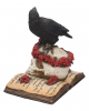 Raven On Skull With Roses Figure 17cm 