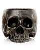 Marbled Gothic Skull Plant Pot 