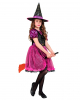 Pink Glitter Witch Kids Costume 