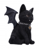 Schwarze Katzenfigur Vampuss 16cm 