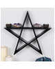 Black Pentagram Shelf 40cm 