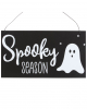 "Spooky Season" Halloween Hängeschild mit Gespenst 
