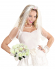 White Bridal Bouquet Costume Accessories 