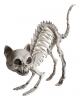 Skelett Katze mit Katzenbuckel als Deko 19cm 