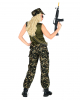 Camouflage Female Soldier Costume 3 Pcs 