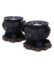 Witch Cauldron With Ivy Tealight Holder Set Of 2 