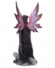 Rosen Fee Figur mit Totenschädel 39cm 