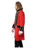 Red Military Jacket With Gold Trim 
