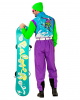 Snowboarder Unisex Kostüm 2-tlg. 
