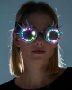 LED Steampunk Schweißerbrille 