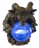 Baphomet mit Pentagramm LED Ball 16cm 