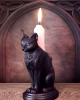 Faust's Cat Gothic Candlestick 