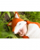 Crochet Fox Baby Costume Bag 