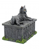 Lucky Guard Cat On Box 