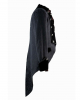 Gothic Men brocade frock coat black 