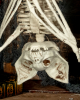Skeleton Bat With Movable Wings 27cm 