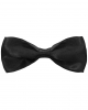 Black bow tie satin 