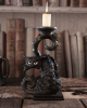 Spite Candle Holder With Witch Cat 18,5cm 