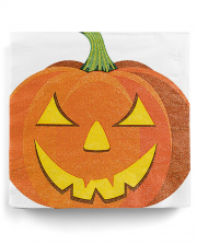 Die Cut Halloween Pumpkin Napkins 12pcs. 