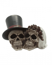Wedding Couple Skull Decoration
