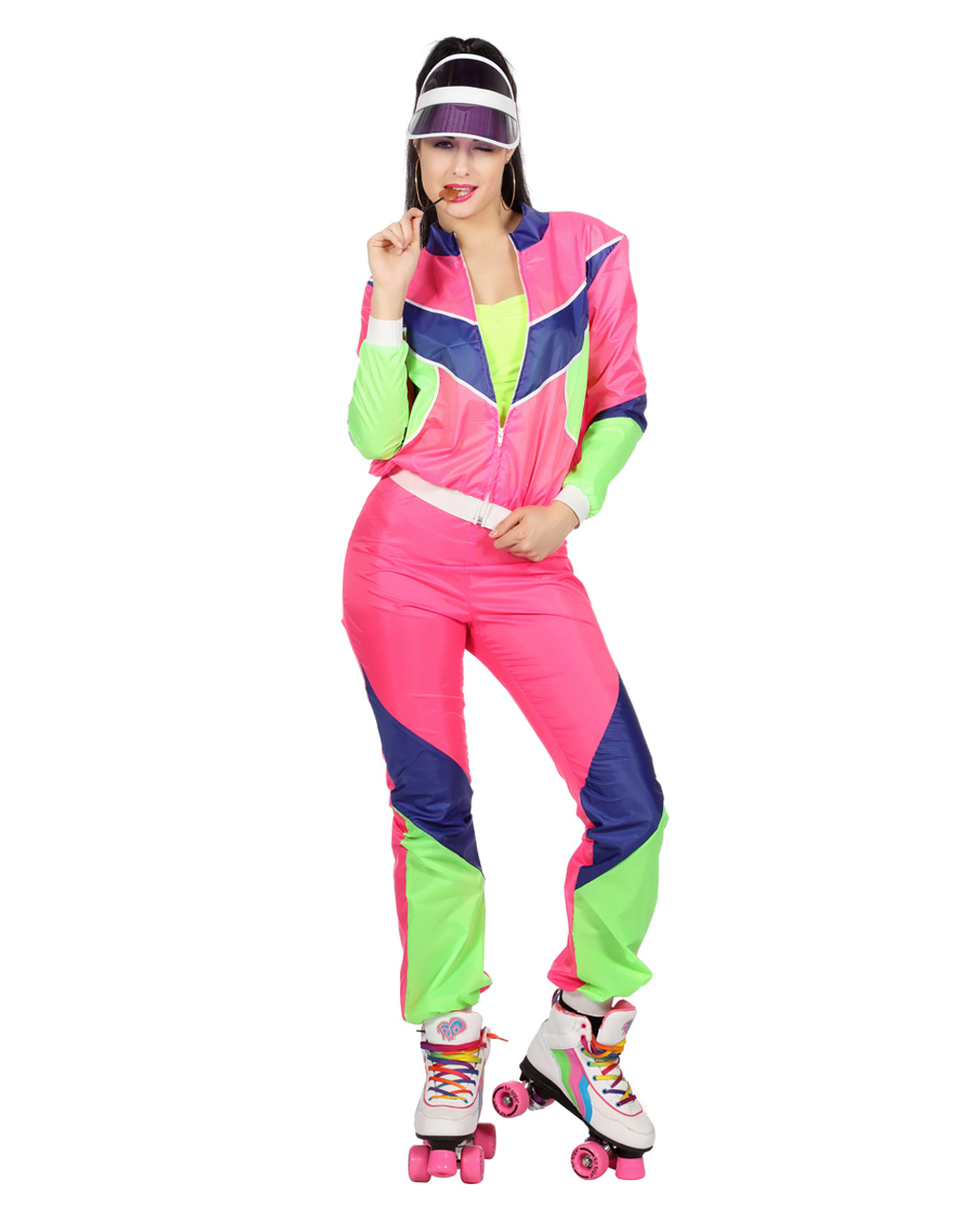 Best Deal for Ficlwigkis 80s Tracksuit Men 80s Costumes for Women
