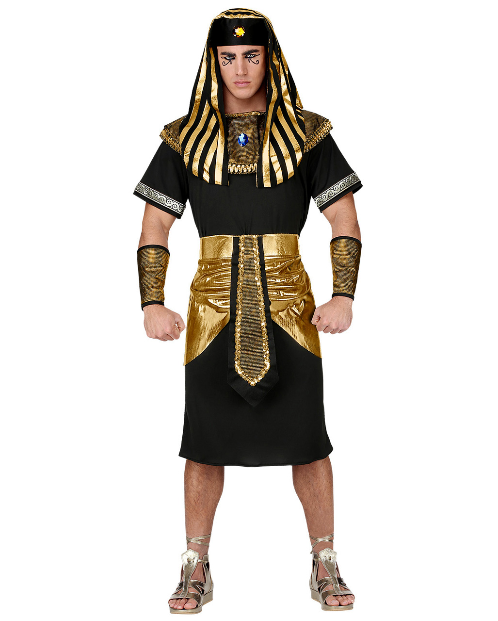 Ägyptischer Pharao Verkleidung für Fasching