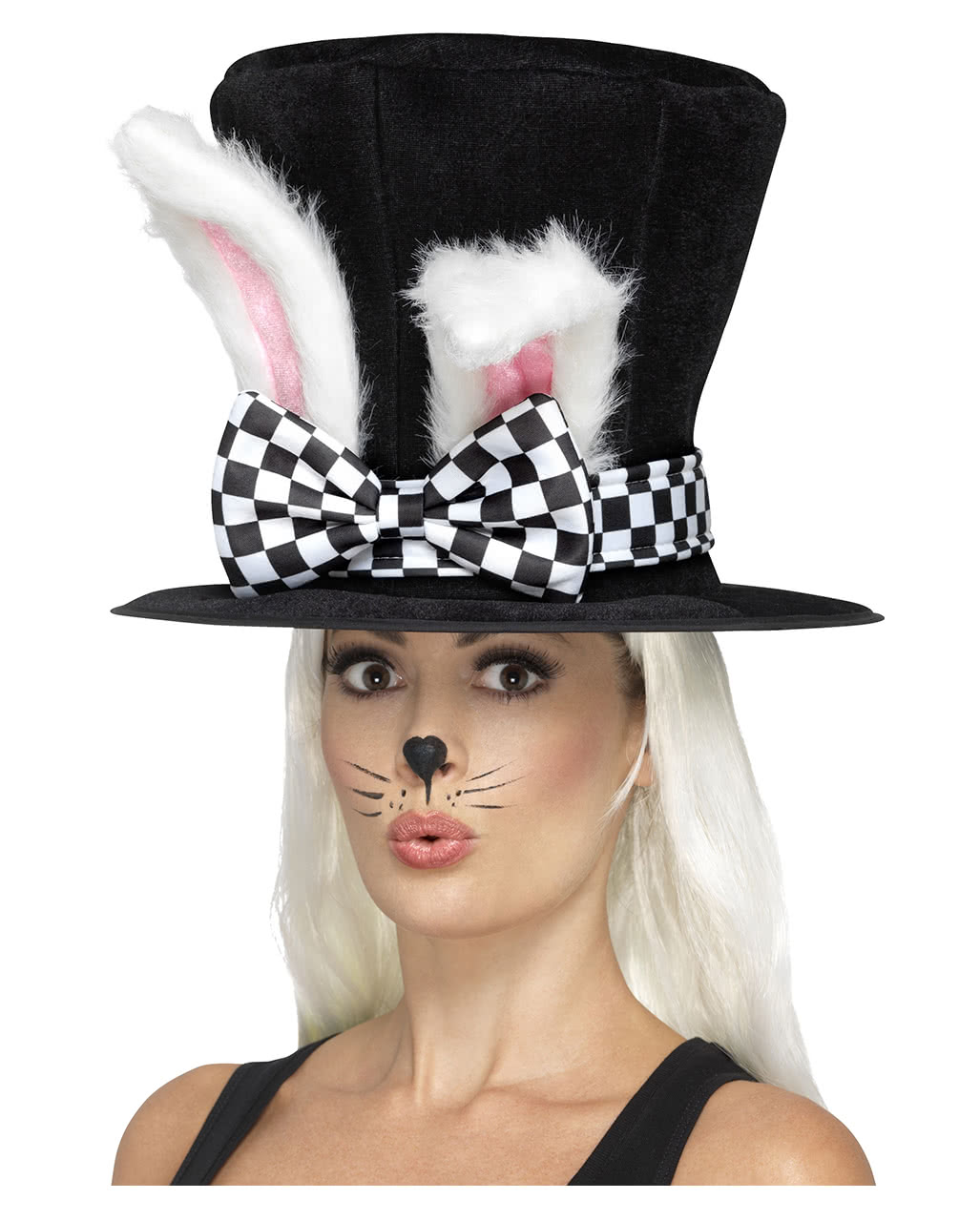 Alice Im Wunderland Zylinder Mit Kaninchen Ohren Kaninchen Hut Marchen Hut Karneval Universe