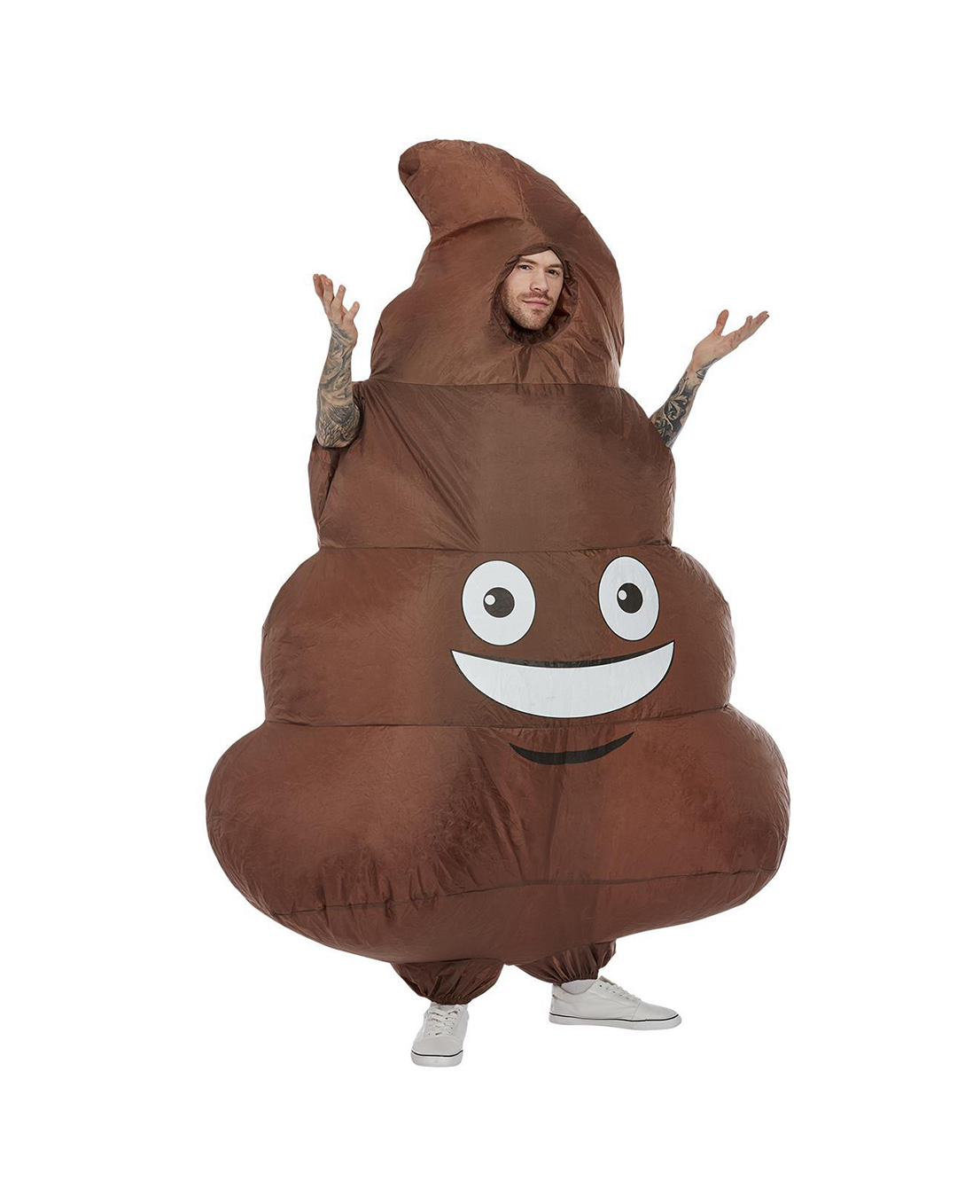 Turd Emoji Costume For Adults Inflatable ➤