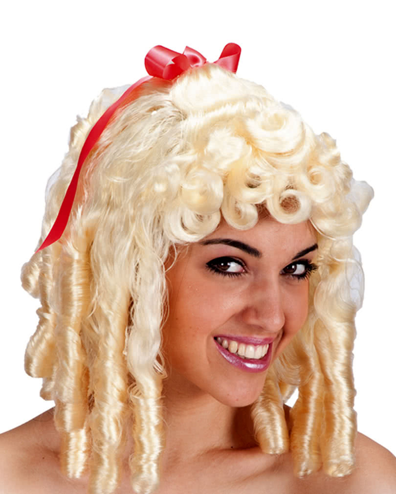 Karneval perucken blond locken clearance