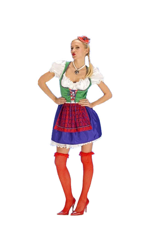 Karneval Damen Kostüm Trachten Hose Oktoberfest verkleiden 