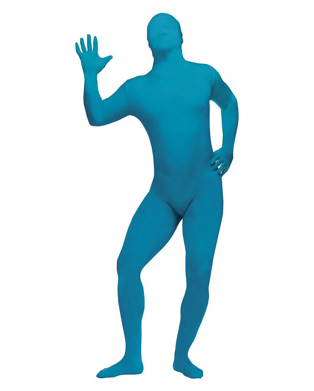 Blue Body Suit Blue Stretch Suit Pantomime Suit Karneval Universe