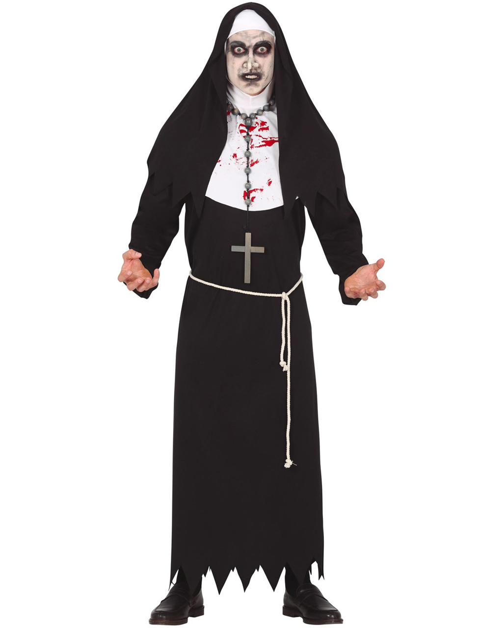Bloody Zombie Nun Men Costume | Halloween Habit | - Karneval Universe