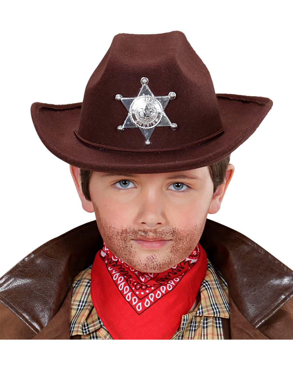 Brauner Cowboy Hut für Kinder bestellen ✩