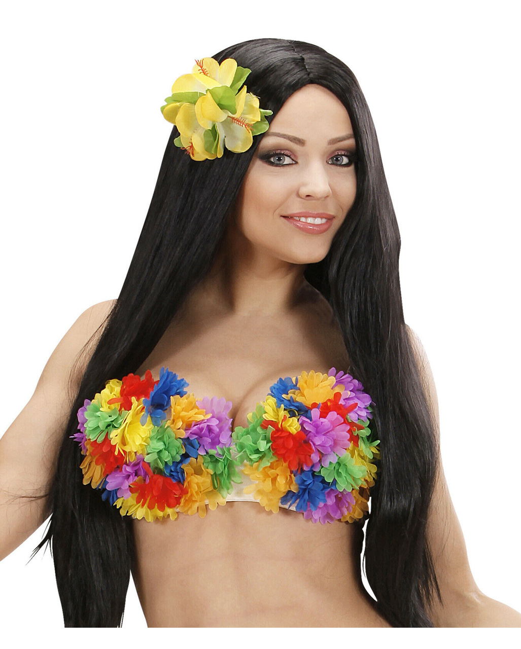Colourful Hawaii Bra -Beach Party Bra with Lots of Colourful